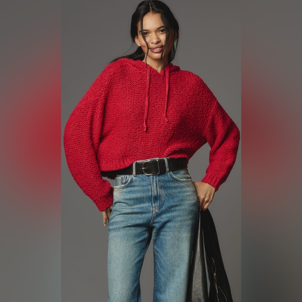 NWOT Pilcro Chunky Knit Hoodie